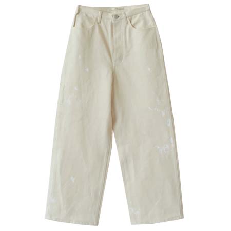 KIJI(キジ) PAINT SHIMA ワイドデニム