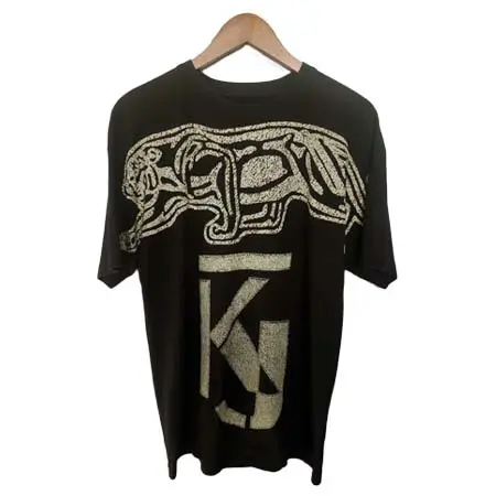 KRIZIAUOMO(クリツィアウォモ) Krizia Jeans t shirt spell out big logo