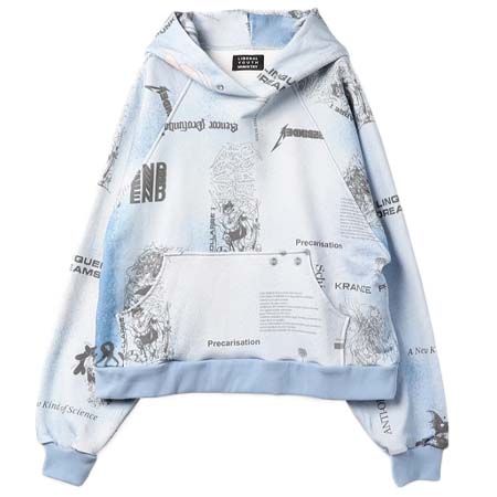 LIBERAL YOUTH MINISTRY(リベラル・ユース・ミニストリー) BLUE HEAVEN HOODIE