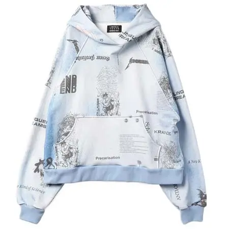 LIBERAL YOUTH MINISTRY(リベラル・ユース・ミニストリー) BLUE HEAVEN HOODIE