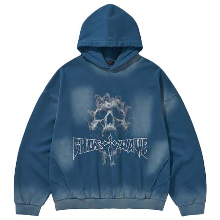 LIBERE(リベーレ) GHOST REPLICATION HOODIE2 / BLUE