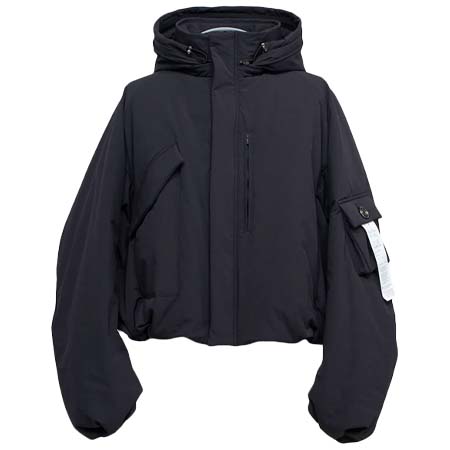 licht bestreben(リヒトベシュトレーベン) LB24AW-BL03-NBG | Onibegie padded short blouson | BLACK