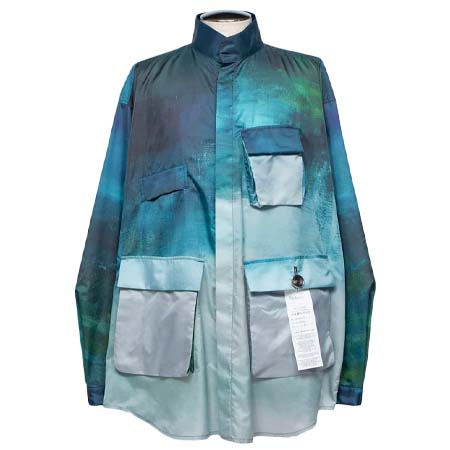 licht bestreben(リヒトベシュトレーベン) LB25SS-SH07-LSC | オリジナルグラフィック M-65モチーフシャツジャケット | COLD LANDSCAPE