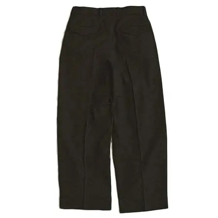 LIDNM(リドム) DYED MOKU WOOL TROUSERS