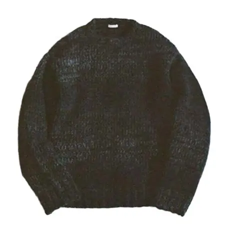 LIDNM(リドム) ROVING WOOL KASURI KNIT
