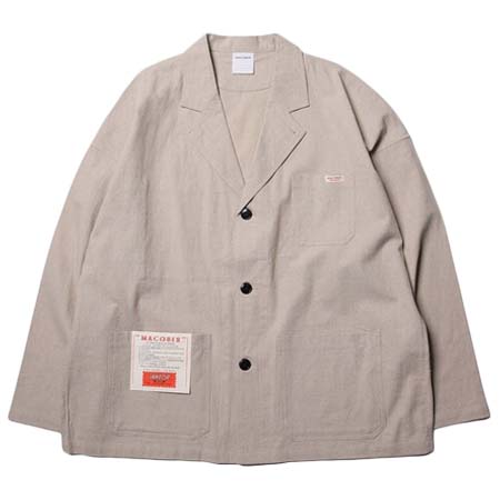 MACOBER(マコバー) WEB限定 MACOBER×FREAK’S STORE/マコバー 別注 フレンチワーク リネンジャケット/セットアップ対応