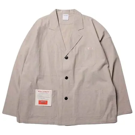 MACOBER(マコバー) WEB限定 MACOBER×FREAK’S STORE/マコバー 別注 フレンチワーク リネンジャケット/セットアップ対応