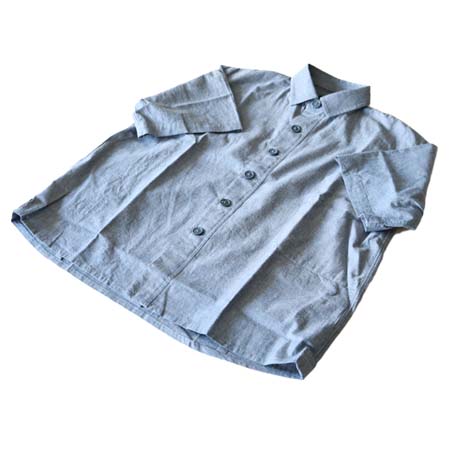 maillot(マイヨ) dungaree s/s big shirt MAC-25106