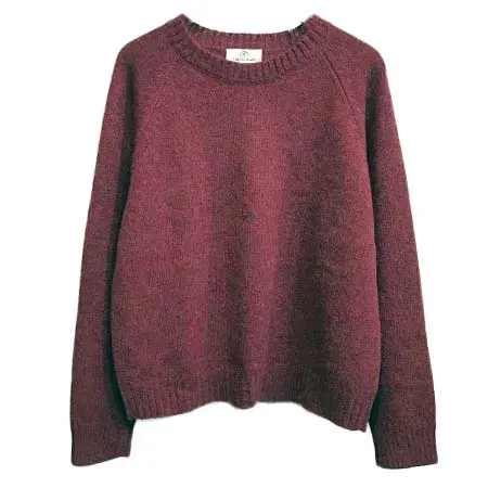 MAISON&VOYAGE(メゾンエボヤージュ) ミックスツイード クルーネックプルオーバー