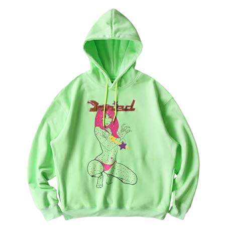 MAISON EMERALD(メゾンエメラルド) NUDE WOMENS HOODIE GREEN パーカー
