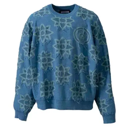 MAISON SPECIAL(メゾンスペシャル) Prime-Over Flower Intarsia Knit Pullover