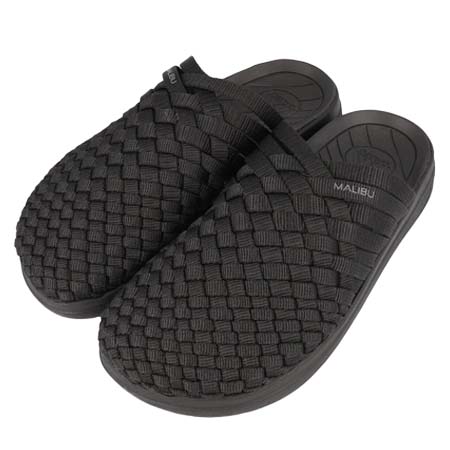 MALIBU SANDALS(マリブサンダルズ) COLONY BLACK/BLACK POLYESTER
