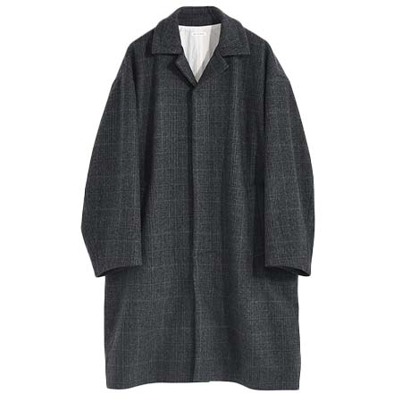MANAVE(マナベ) [MA00]MANAVE(マナベ)Marche Coat/Wool Gren Check(マルシェコート/ウールグレンチェック)