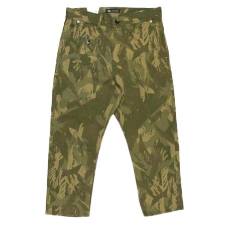 m.c.apache(エムシーアパッシュ) リーフ カモフラージュ「スティッキー」チョップス クロップドパンツ