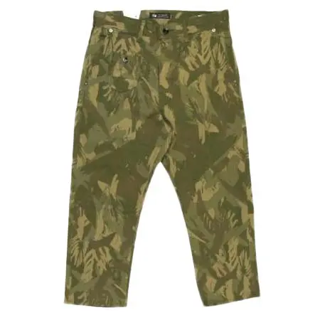m.c.apache(エムシーアパッシュ) リーフ カモフラージュ「スティッキー」チョップス クロップドパンツ