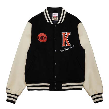 Mitchell&Ness(ミッチェルアンドネス) ユニセックス バーシティ ジャケット NYK