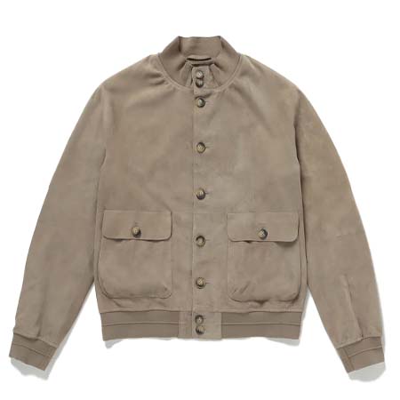 MOLEC(モレック) ライトウエイトスエード バルスタリーノブルゾン ベージュ