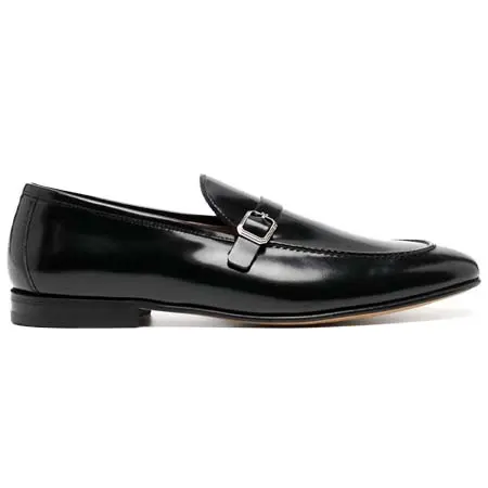 MORESCHI(モレスキー) アーモンドトゥ レザーローファー