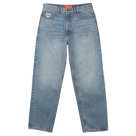 Naked Wolfe(ネイキッドウルフ) Signature Baggy Denim Light Blue