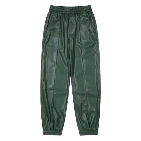 nanushka(ナヌーシュカ) Straight Leg Cuff Pants – Fine Green / NM22FWPA01169