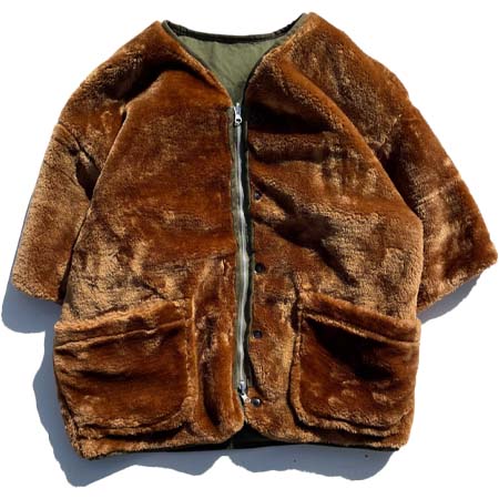 Nasngwam(ナスングワム) ジャケット リメイク / GRIZZLY S/S JACKET – OLIVE / RJ2507005