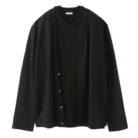 nomiamo(ノミアモ) 通年用 ウォッシャブルウール Tシャツ カーディガン アンサンブルセット