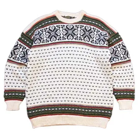 Nordstrikk(ノルドストリック) 80s ノルウェー製 nordstrikk ノルディック柄 ウールニット セーター L