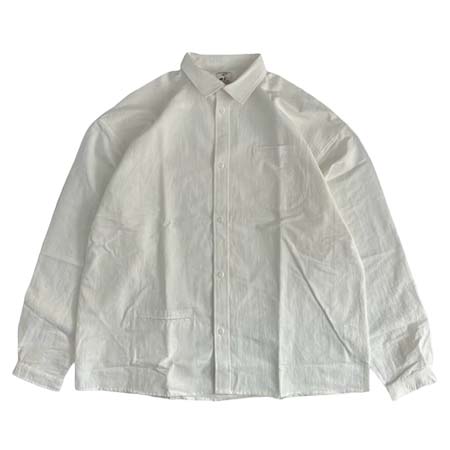 NOROLL(ノーロール) NORMAL L/S SHIRT/ノーマルLSシャツ(WHITE)