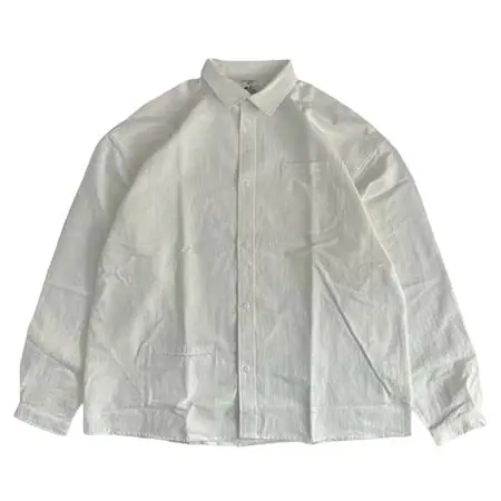 NOROLL(ノーロール) NORMAL L/S SHIRT/ノーマルLSシャツ(WHITE)
