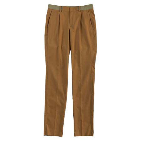 NUMBER M(ナンバーエム) COTTON LIKE CHINO PLEATED PANTS