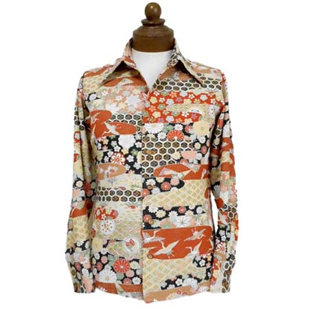 onomick(オミノック) 着物クレイジーシャツ Kimono Crazy Shirt MS-154/S