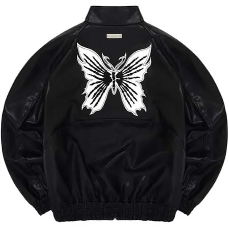 OY(オーワイ) VEGAN LEATHER BUTTERFLY BIKER JACKET/バタフライバイカージャケット