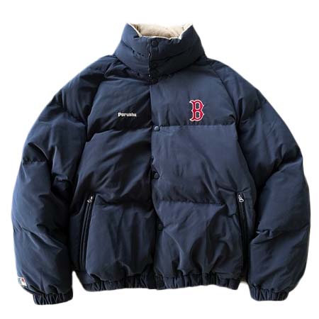 Perushu(ペルーシュ) Perushu × MLB コラボ中綿スタンドネックブルゾン
