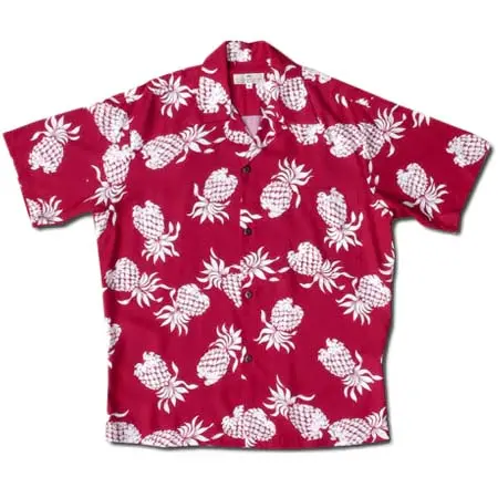 PINEAPPLE JUICE(パイナップルジュース) classic short sleeve, button up, Hawaiian shirt