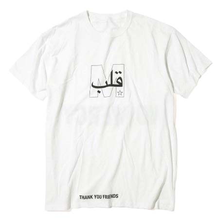 QALB(カルブ) M×QALB crew neck t-shirts