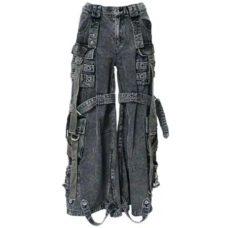 REFLEM(レフレム) ベルト付デニムカーゴパンツ