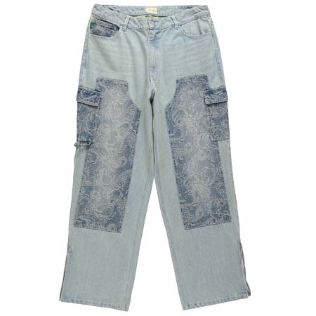 re:room(リルーム) PAISLEY VINTAGE WIDE CARGO DENIM［REP285］