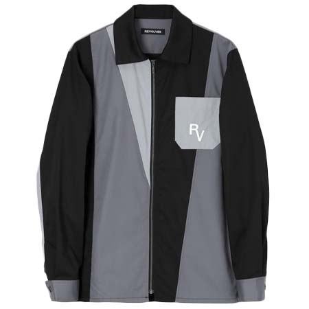 REVOLVER(リボルバー) Color Block Shirt/カラー ブロック 切り替え ワークシャツ