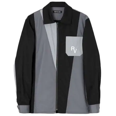 REVOLVER(リボルバー) Color Block Shirt/カラー ブロック 切り替え ワークシャツ