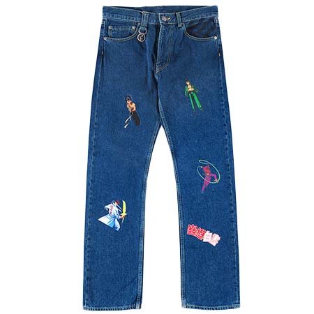 ROLLING CRADLE(ローリングクレイドル) 幽遊白書 THUNDER GATE DENIM -1st type- / BLUE