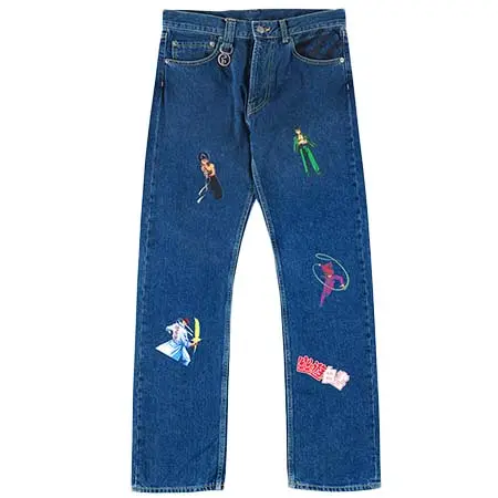 ROLLING CRADLE(ローリングクレイドル) 幽遊白書 THUNDER GATE DENIM -1st type- / BLUE