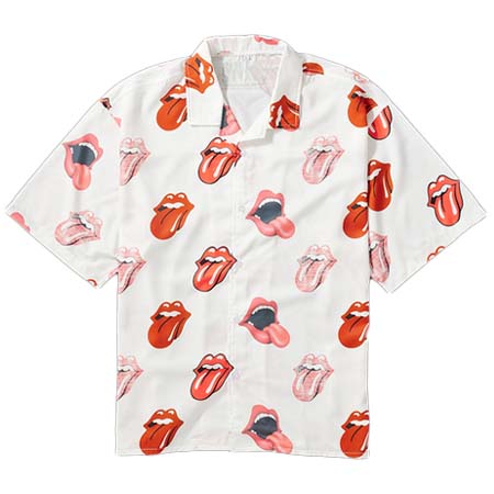 ROLLING STONES(ローリングストーンズ) [THE ROLLING STONES×JS] 別注 半袖 開襟シャツ