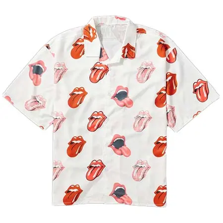 ROLLING STONES(ローリングストーンズ) [THE ROLLING STONES×JS] 別注 半袖 開襟シャツ