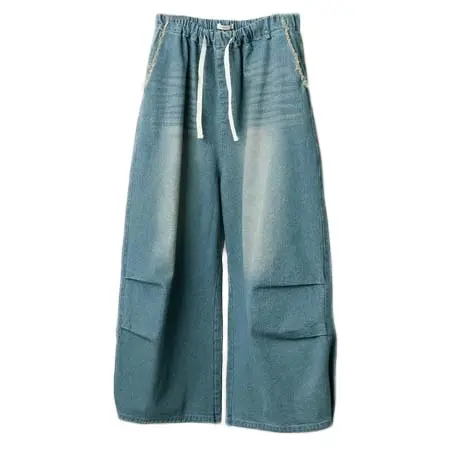 RUUBON(ルーボン) parachute fringe denim pants / パラシュートフリンジデニムパンツ