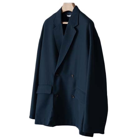 RUUBON(ルーボン) drape double tailored jacket / ドレープ ダブルテーラードジャケット