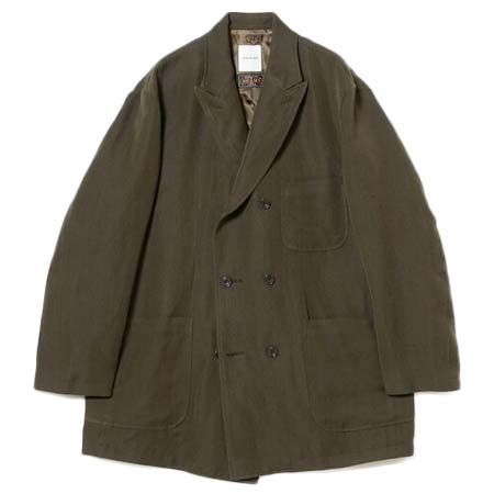 SAGE DE CRET(サージュデクレ) 6 Button Double Breasted Jacket Herringbone