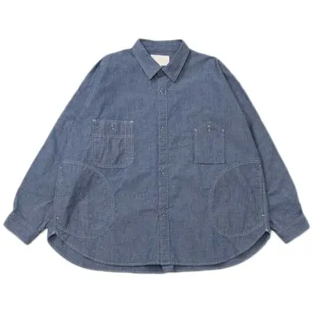 SAKULA(サクラ) BIG WORK SHIRTS/シャンブレーシャツ