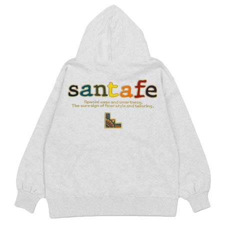 Santa fe(サンタフェ) santafe back logo applique hoodie