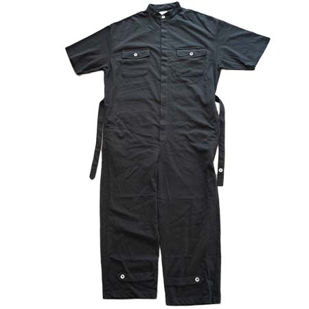 scair(スケアー) Lazy Jumpsuit/強撚天竺ジャンプスーツ(BLACK)