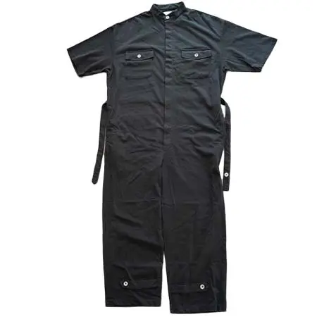 scair(スケアー) Lazy Jumpsuit/強撚天竺ジャンプスーツ(BLACK)